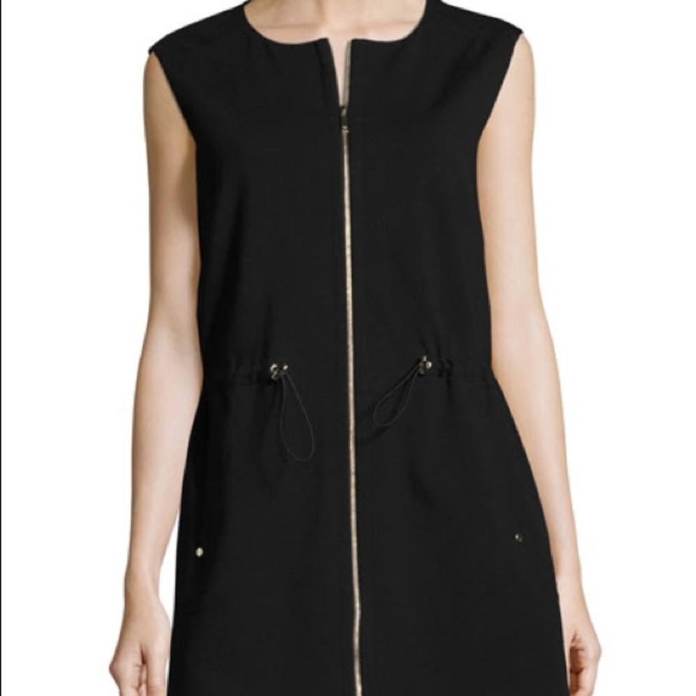 Lafayette 148 New York Punto Milano Zip- Front Vest Size XL